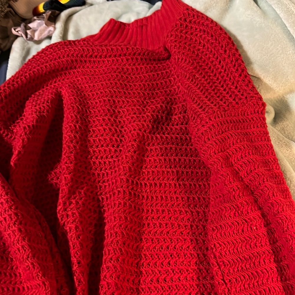 Red sweater